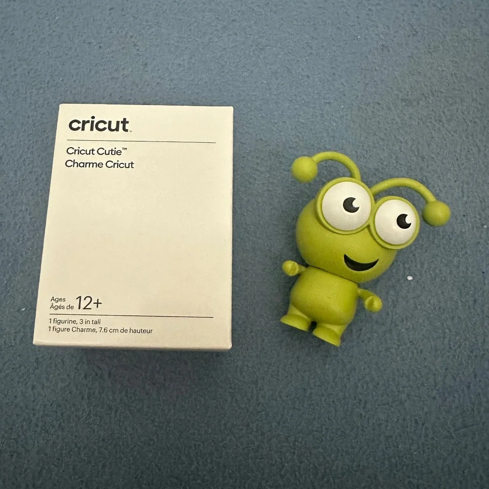 Cricut Cutie Chartreuse Green Collectible Figurine 3